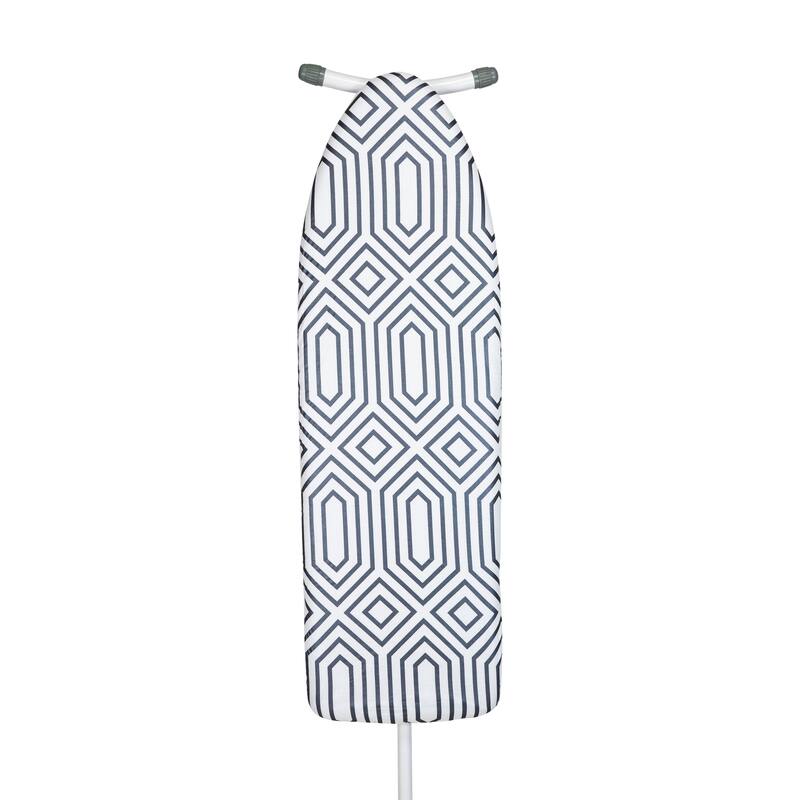 Simplify Scorch Resistant Ironing Board Cover & Pad - 15"x 54"x 0.1" - Black