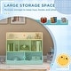 preview thumbnail 7 of 5, Three tiers with six compartments Kids Bookcase - 36" L x 16.9" W x 31.1" H