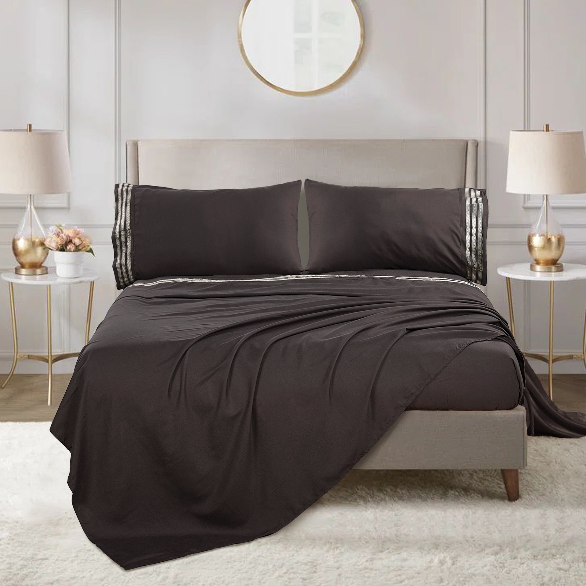 Cariloha Luxury Viscose from Bamboo 4 piece Resort Bed Sheet Set Bed Bath Beyond 13828303