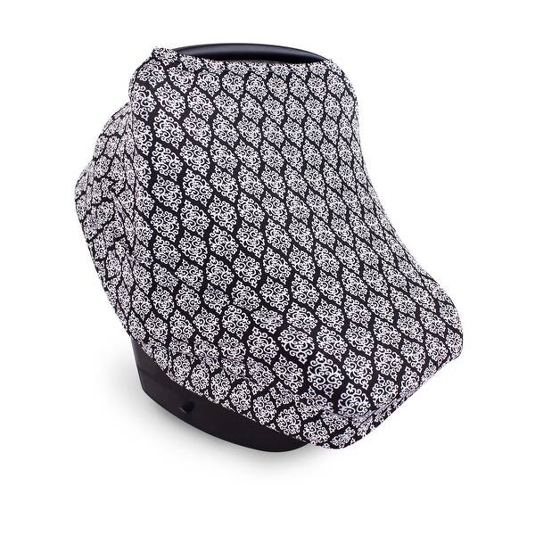 slide 1 of 1, Yoga Sprout Baby Girl Multi-use Car Seat Canopy, Damask, One Size - Damask Damask