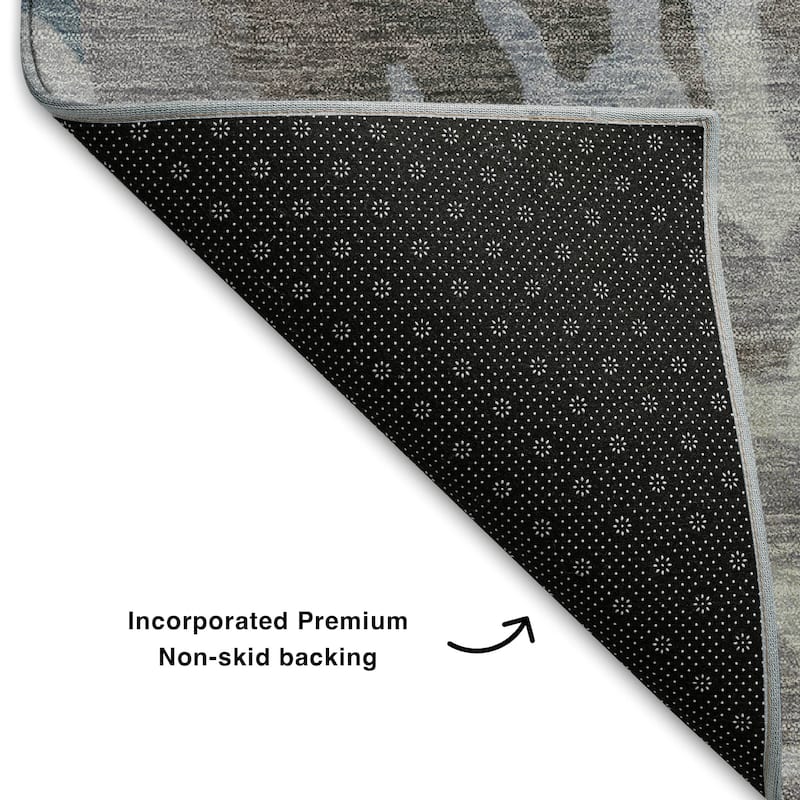 Premium Washable Super Soft Modern Floral Mayfield Rug