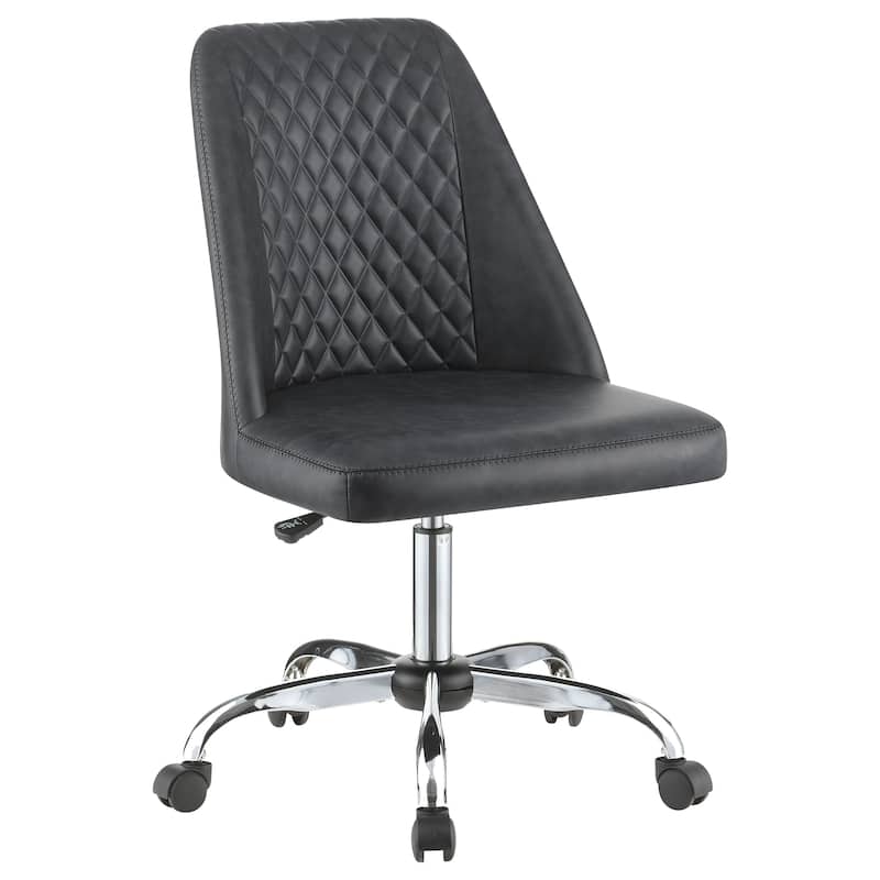 Althea Upholstered Adjustable Home Office Desk Chair - Grey