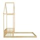 preview thumbnail 62 of 95, House-shaped Roof Headboard Floor Bed without slats