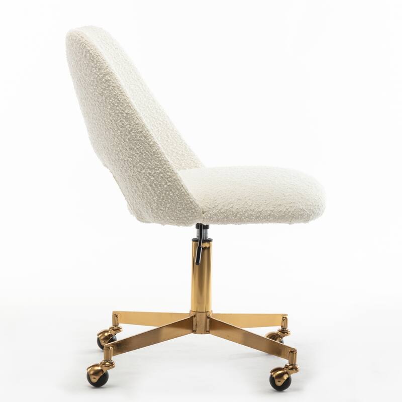 Shelby Boucle Rolling Chair