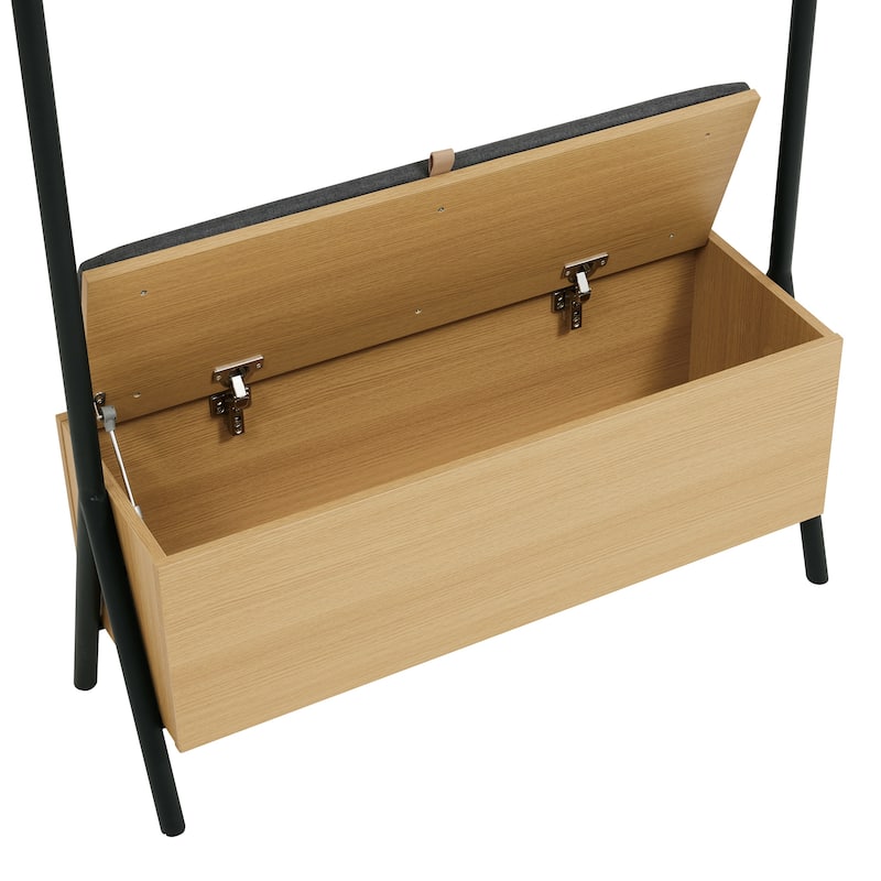 Manhattan Comfort Paloma 38" Open Hanging Closet