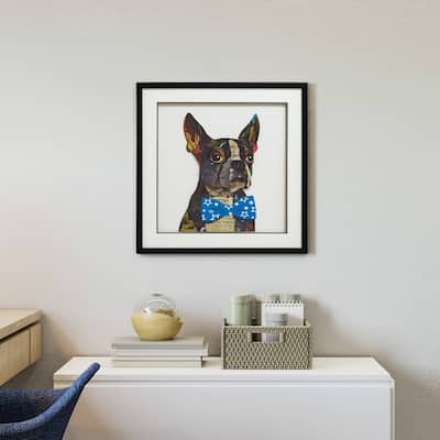 Yosemite Home Decor Hipster Doggy I Original 3D Collage Wall Art