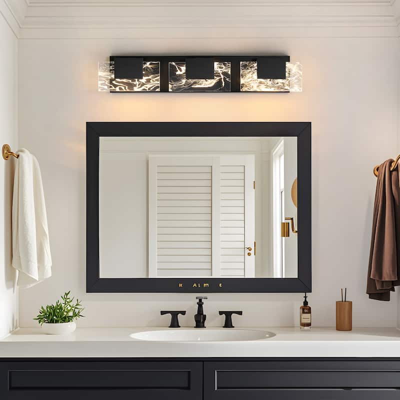 Modern Bathroom Vanity Light LED Dimmable Wall Sconce with UL Certified - 16 inches and above