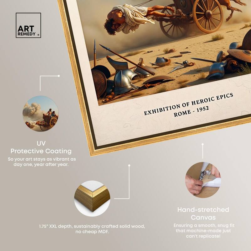 Iliad Illustrated Canvas by Art Remedy