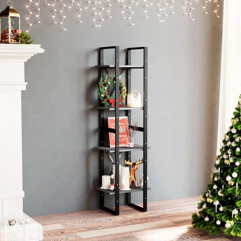 vidaXL Bookshelf Book Cabinet Shelving Unit for Living Room Engineered Wood