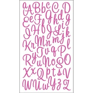 Ek Success Sticko Purple and Pink Hearts Vellum and Glitter Stickers