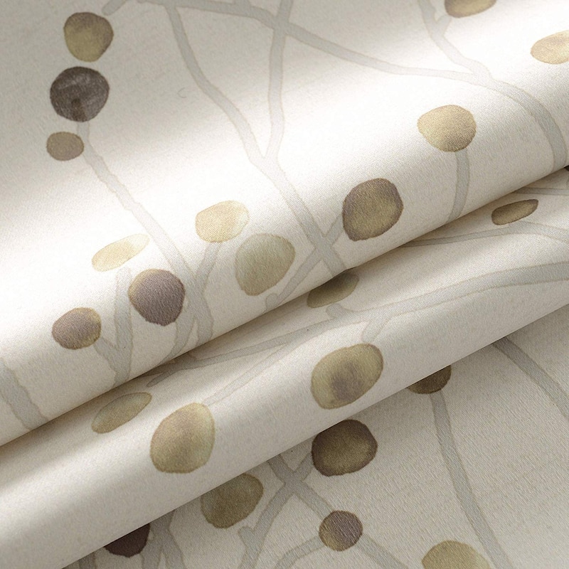 DriftAway Harper Ink Botanical Room-darkening Curtain Panel Pair