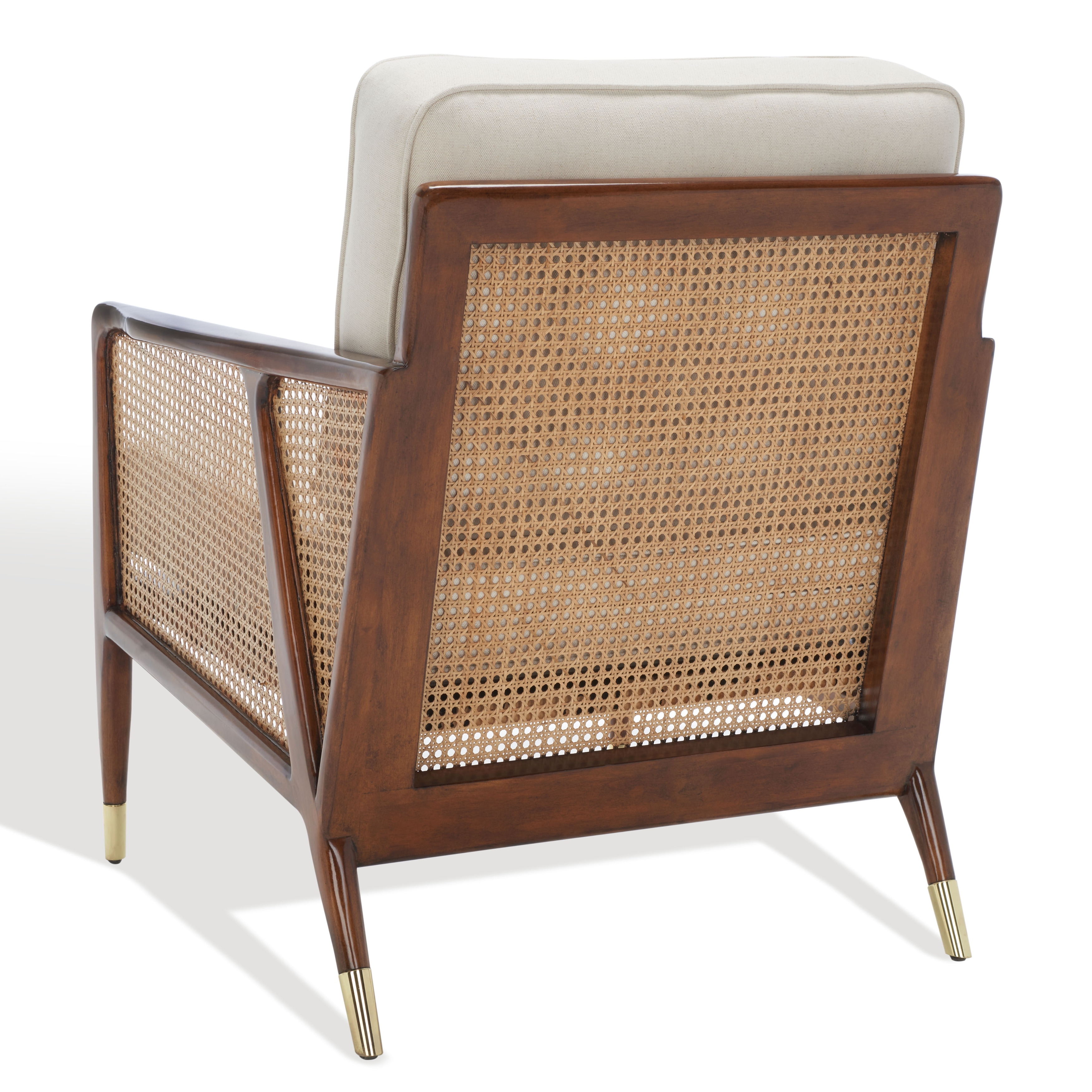 SAFAVIEH Couture Dwayne Rattan Accent Chair 27.75 IN W x 32 IN D x 30.25 IN H Bed Bath Beyond 37717780