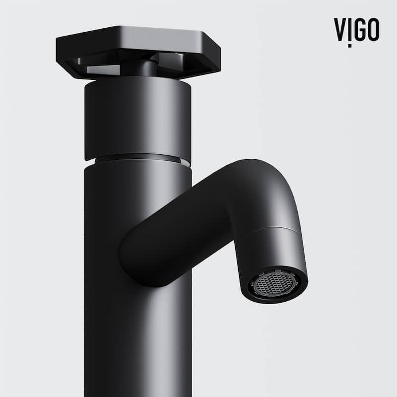 VIGO Ruxton 12" H Single Handle Single Hole Bathroom Vessel Faucet
