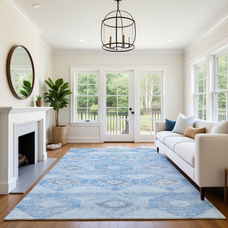 Premium Washable Super Soft Modern Global Mayfield Rug