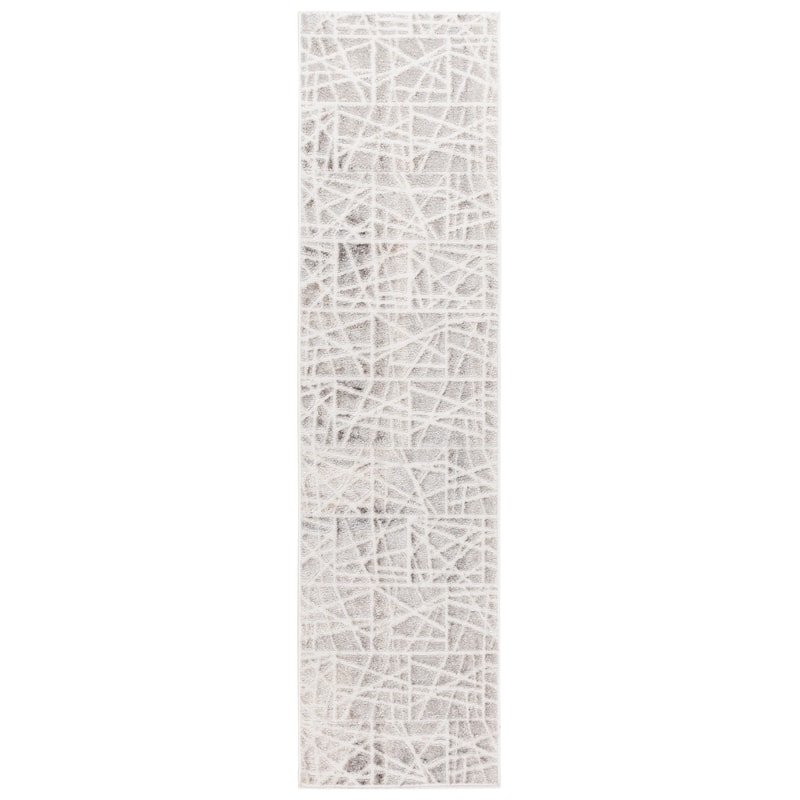 SAFAVIEH Maya Mucella Modern & Contemporary Jute Rug - 2' x 8' Runner - Taupe/Grey