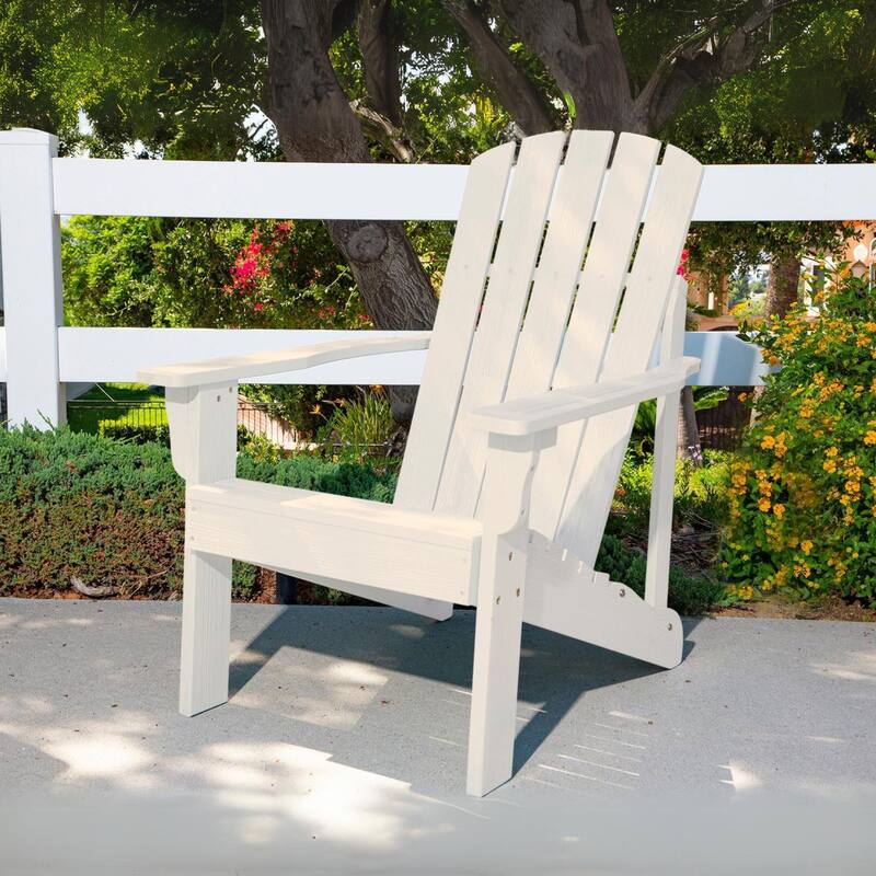 Laguna Outdoor Weather Resistant Wood Patio Adirondack Wood Chair