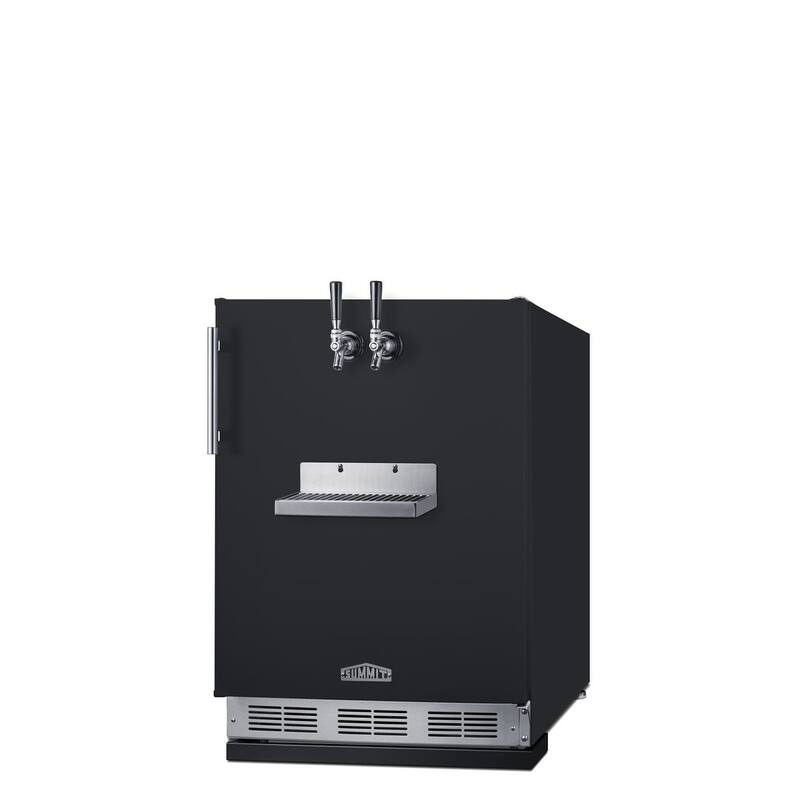 Summit SBCFRTPCF 24" Wide 5.3 Cu. Ft. Built-In Double Tap Coffee