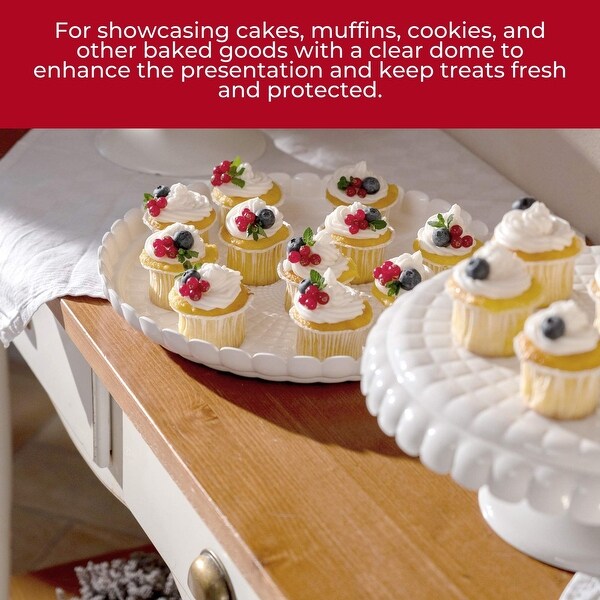 Guzzini Tiffany Cake Stand with Dome - Bed Bath & Beyond - 40841949