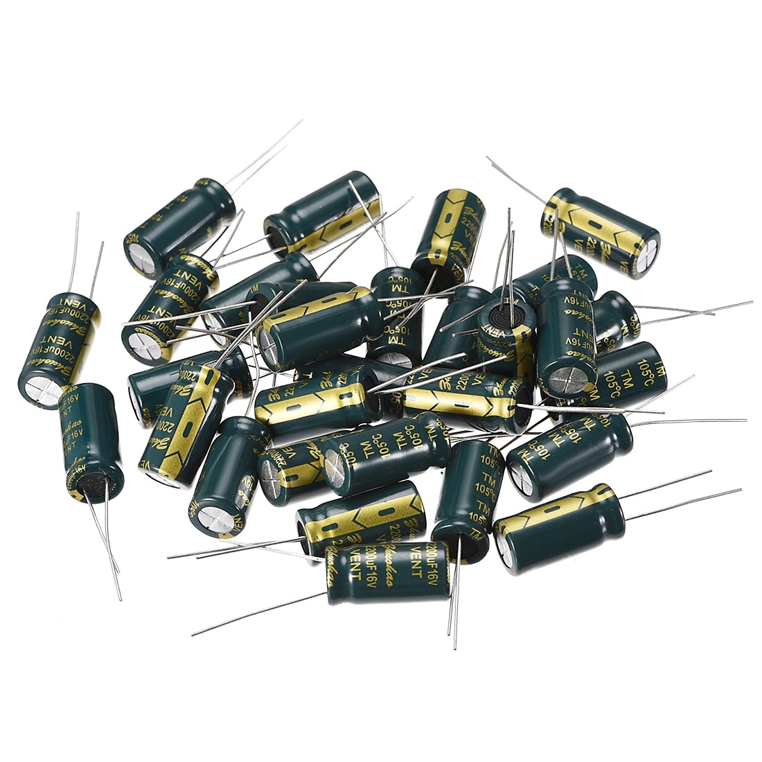 10 PCS 2200UF//10V Radial Electrolytic Capacitors 10x20mm 10V 2200UF 105°C