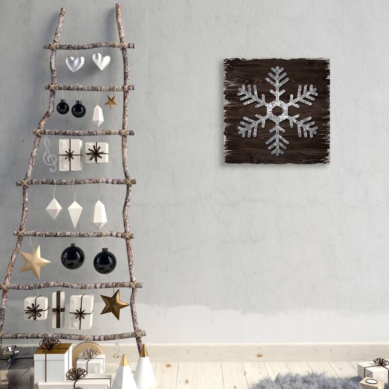 Snowflake by Willowbrook Fine Art Canvas Art Print