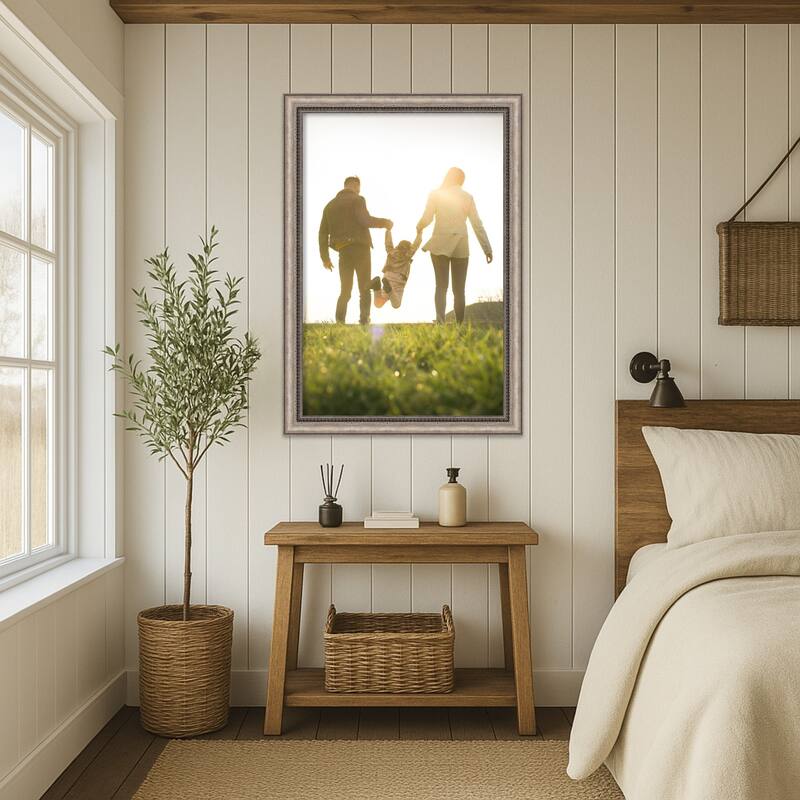 Lyla Ornate Silver Framed Picture Frame, Photo Frame