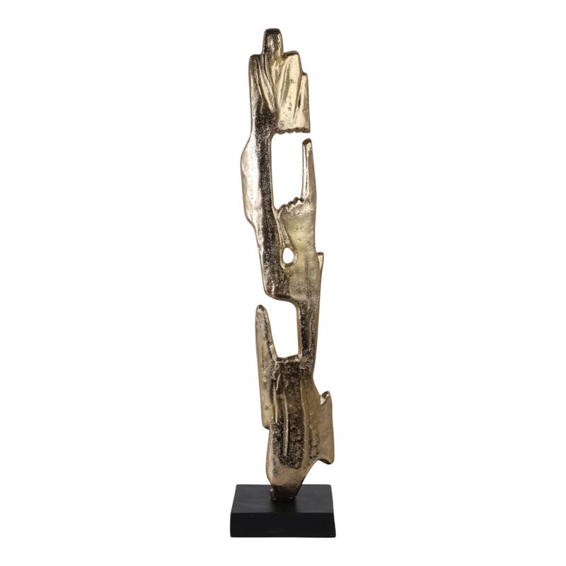 Metal Acrylic Sculpture Post Modern Decorative Figurine for Home Decor