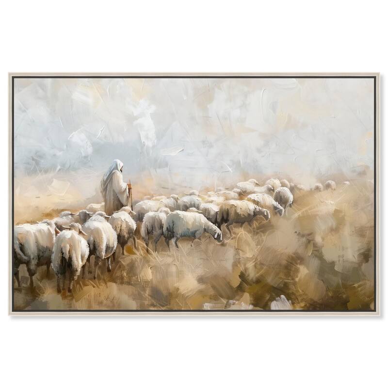 Holy Earth Canvas by Art Remedy - Silver - 45" x 30"