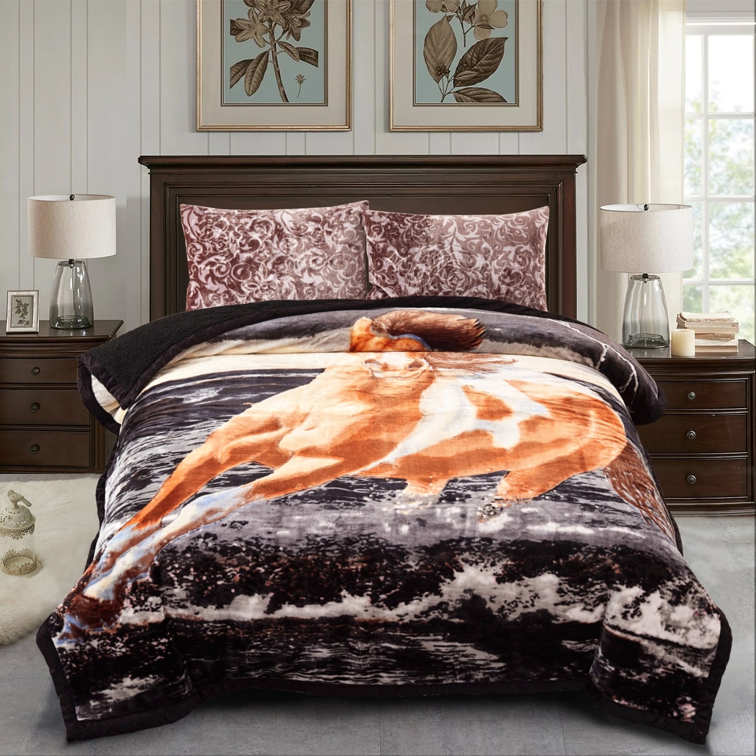 Ultra mink to sherpa comforter online