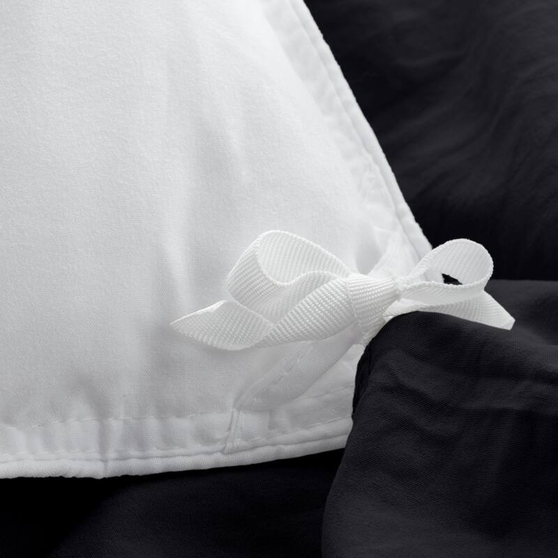 Bare Home Premium Washed Microfiber Duvet Cover and Sham Set