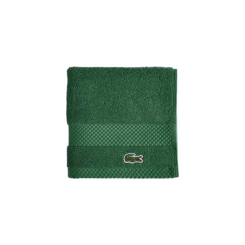 Lacoste Heritage Supima 100% Cotton Wash Cloth - Croc Green