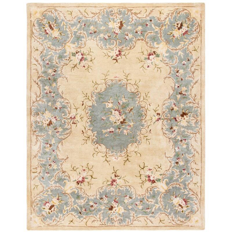SAFAVIEH Handmade Bergama Achsah Oriental Hand-spun Wool Rug