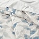 preview thumbnail 5 of 4, Chanasya Soft Blue Botanical Leaf 3-Piece Reversible Comforter Set
