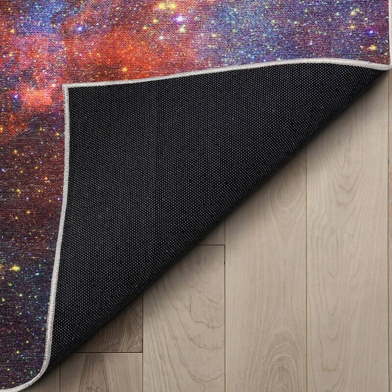 Well Woven Celestial Space Modern Abstract Kids Rug