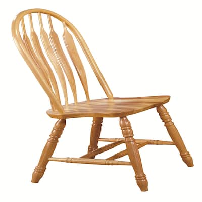 Set of 2 Beige Comfort Back Dining Chair in Light Oak Finished