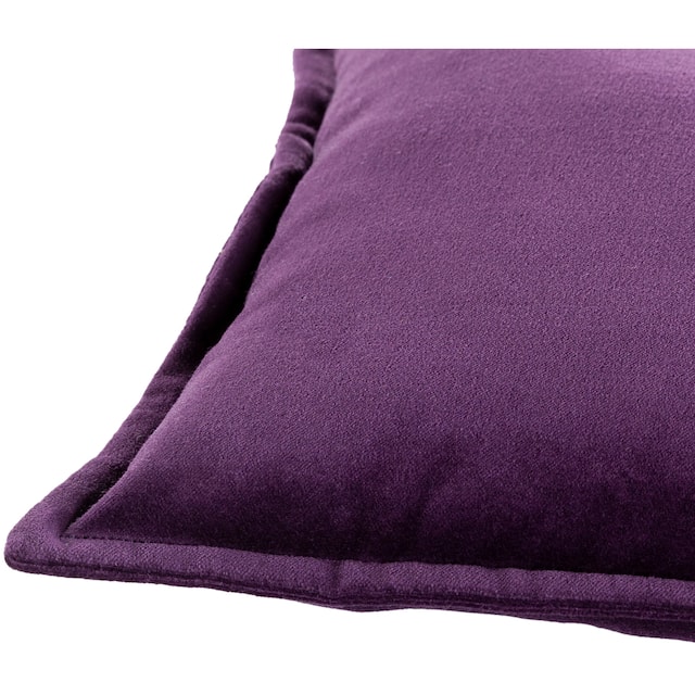 Vianne Solid Cotton Velvet 30-inch Lumbar Throw Pillow