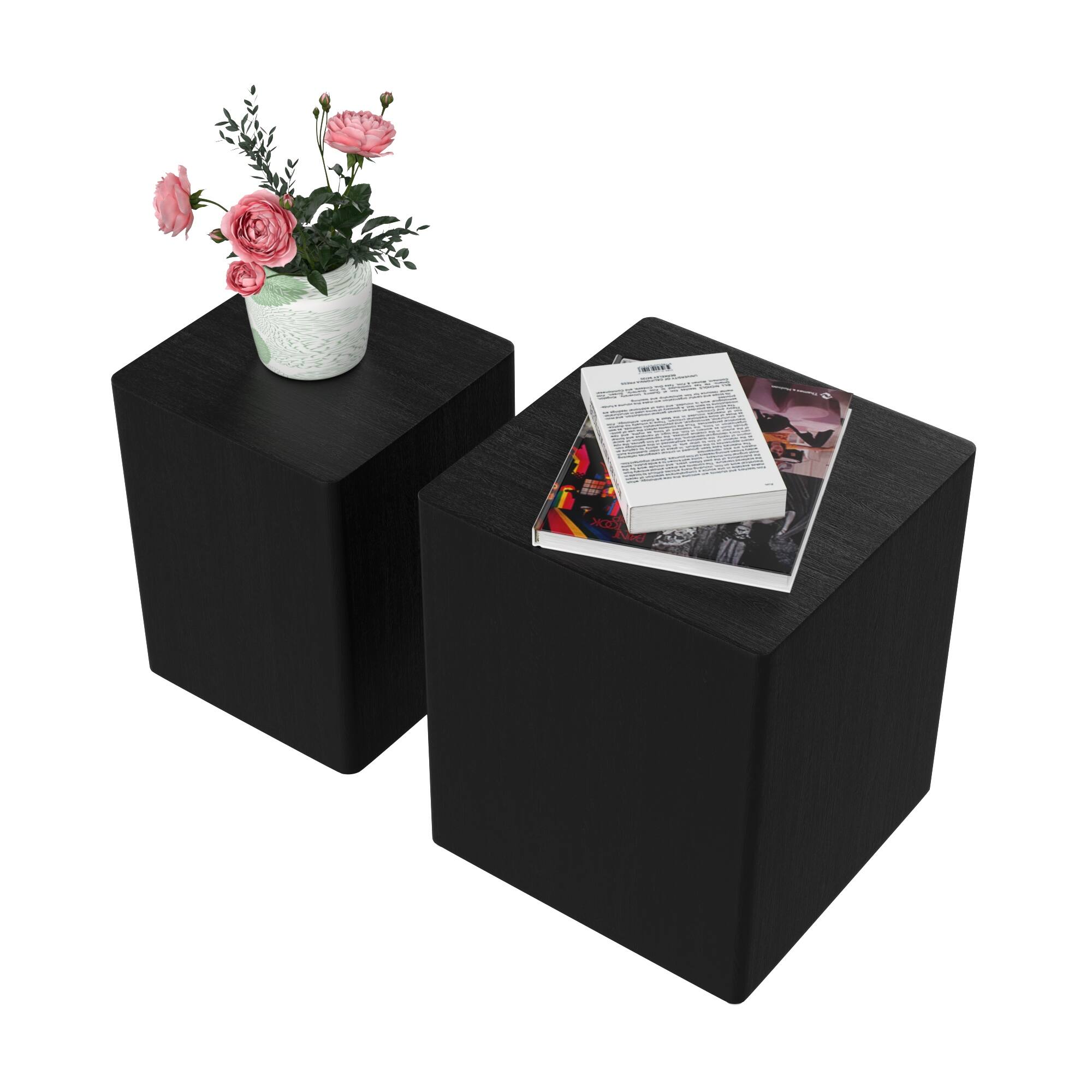 Drum Side Table Set of 2 Bed Bath & Beyond 37006171