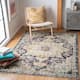SAFAVIEH Madison Diederike Boho Medallion Distressed Rug - 3' x 5' - Black/Gold