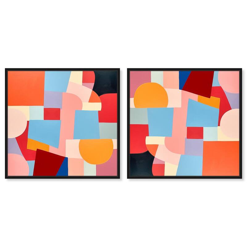 Simple Golden Swallow Canvas by Art Remedy - 16" x 16" - White