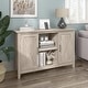 preview thumbnail 13 of 46, Key West Accent Cabinet with Doors by Bush Furniture Washed Gray