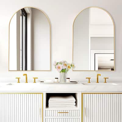 Bathroom Arch Aluminum Wall Mirror Vanity Mirrors
