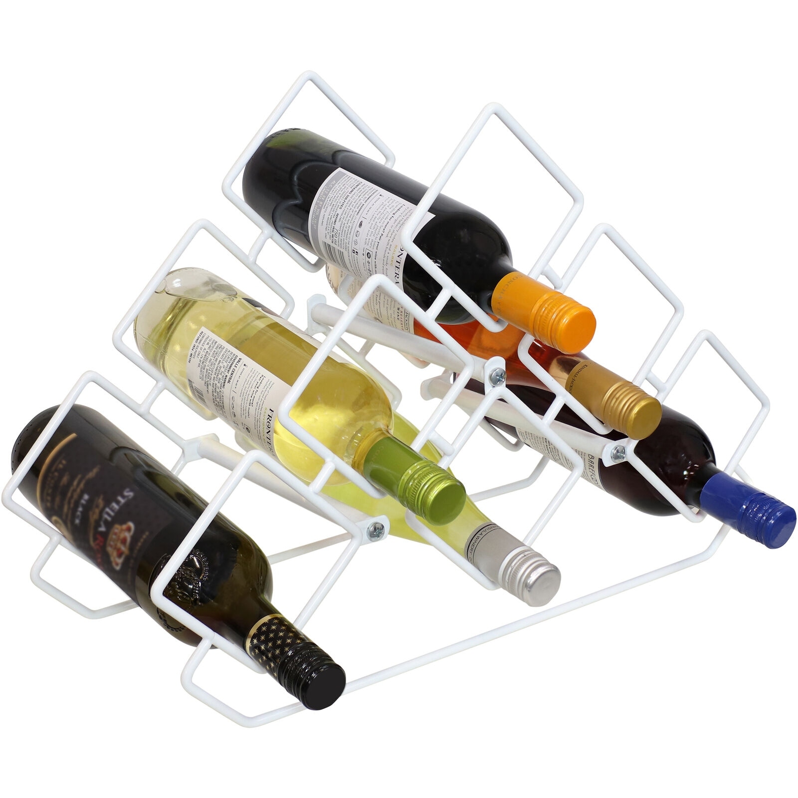 6 bottle hotsell tabletop wine rack