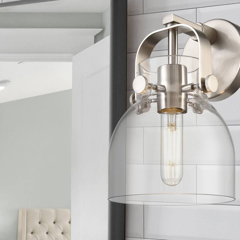 Innovations Lighting Pilaster II Bell - 1 Light 7" Wall-Mounted Sconce