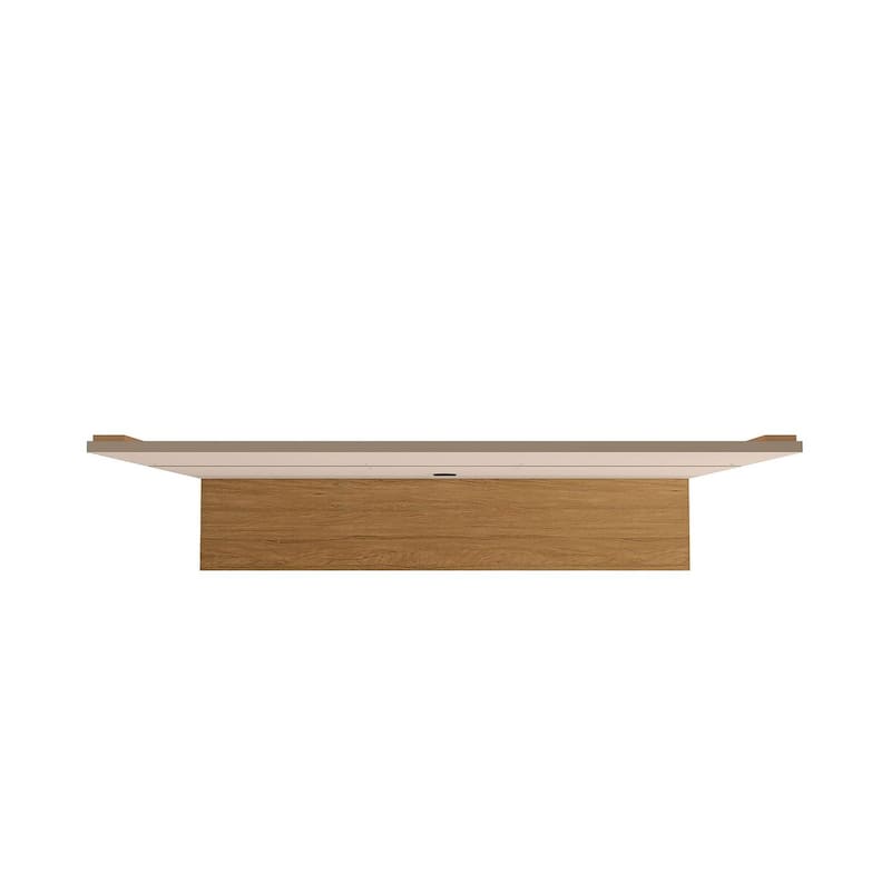 Vernon Mid Century Modern Wood 62.99 In. Floating Living Room Entertainment Furniture