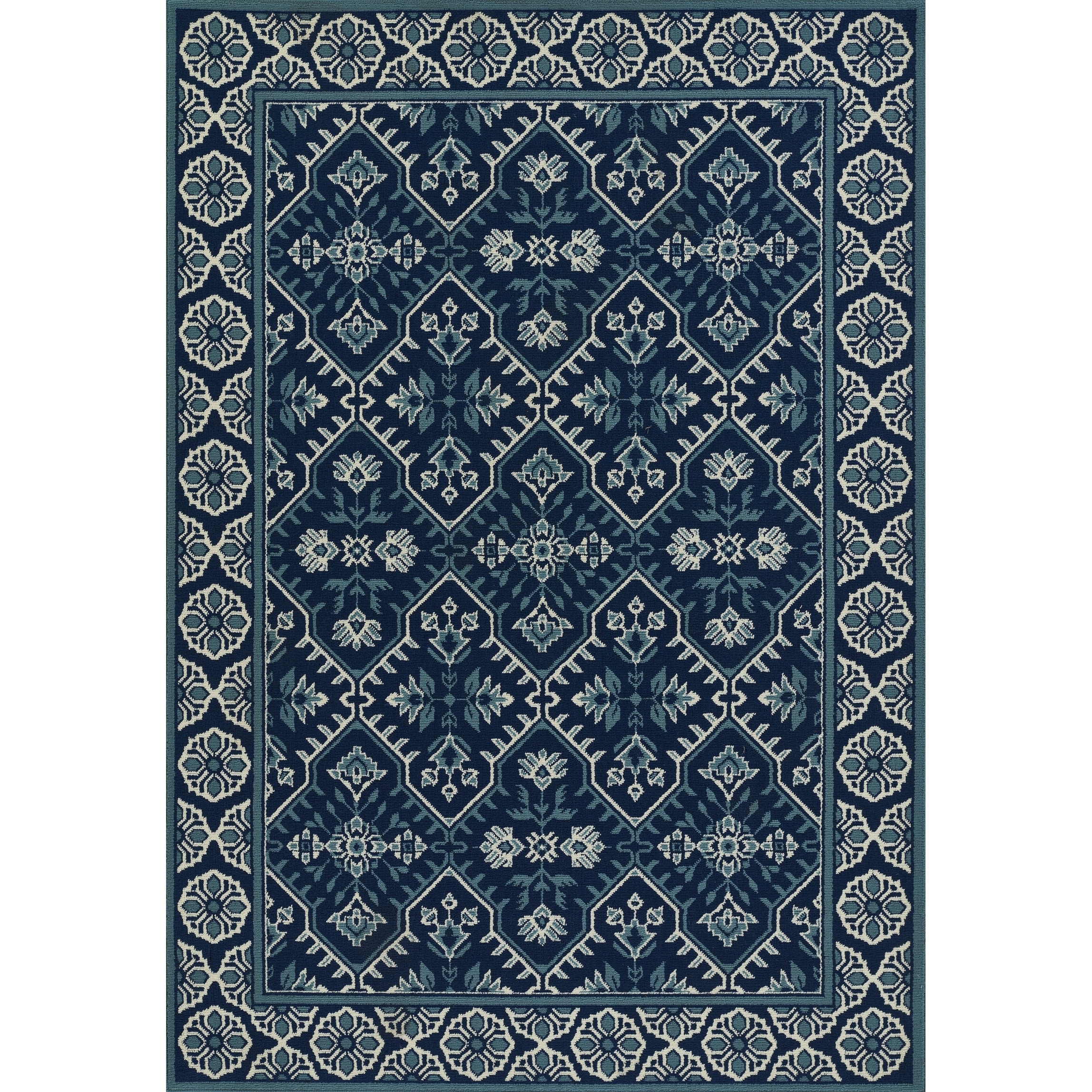 Momeni Baja Geometric Indoor Outdoor Rug