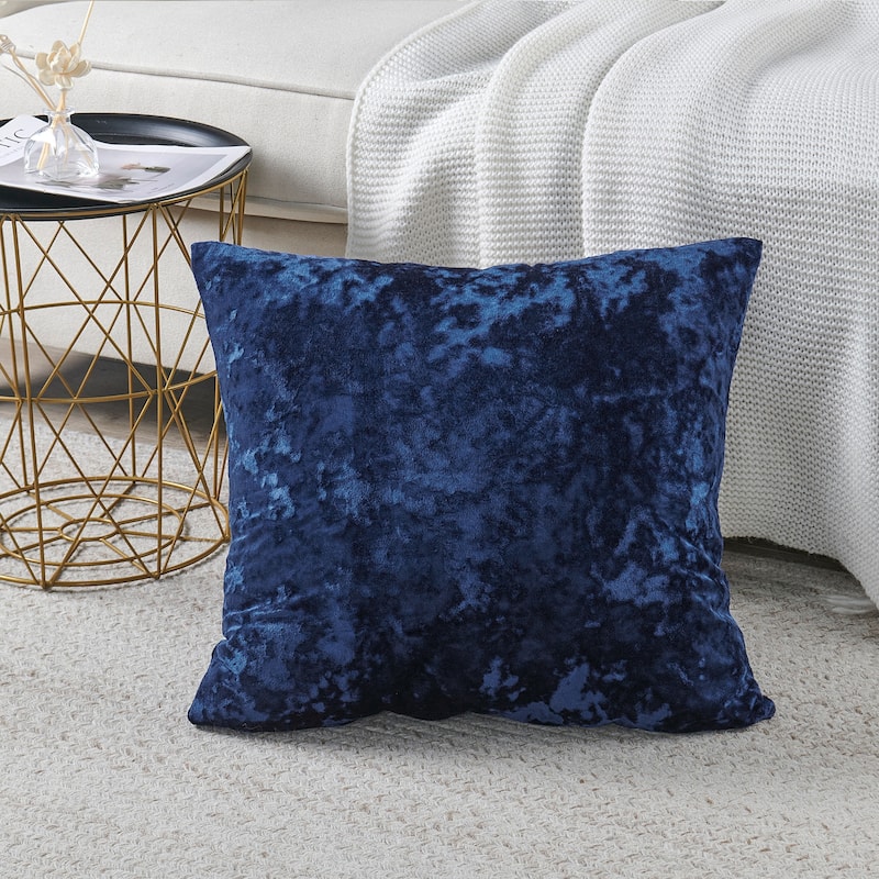 Rancho Crushed Velvet Throw Pillow Cover Set, NO INSERT