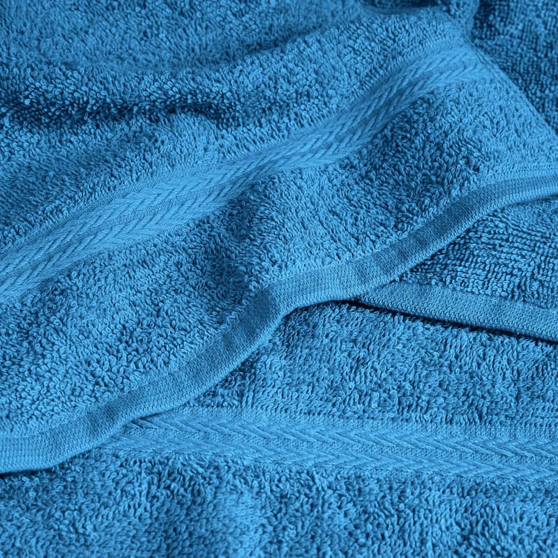 Superior Miami 100% Cotton 6-Piece Towel Set - Lightweight & Quick Drying