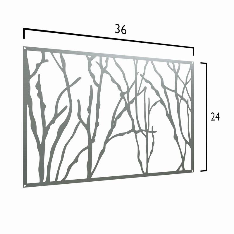 Three Square Stainless Steel Wall Panel