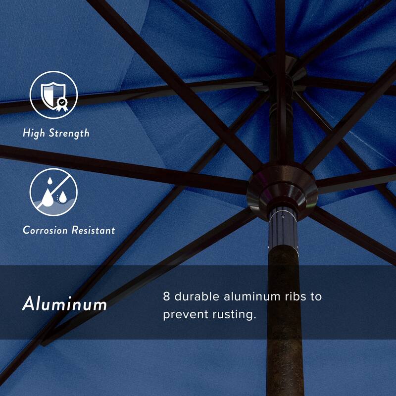 North Bend 11-foot Crank Open Bronze Umbrella by Havenside Home