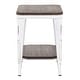 preview thumbnail 4 of 12, Carbon Loft Samira Industrial Wood and Metal End Table