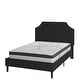 preview thumbnail 101 of 121, Tufted Platform Bed with 10 Inch Pocket Spring Mattress